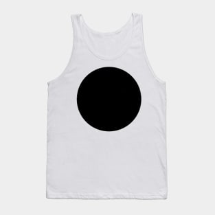 Black circle Tank Top